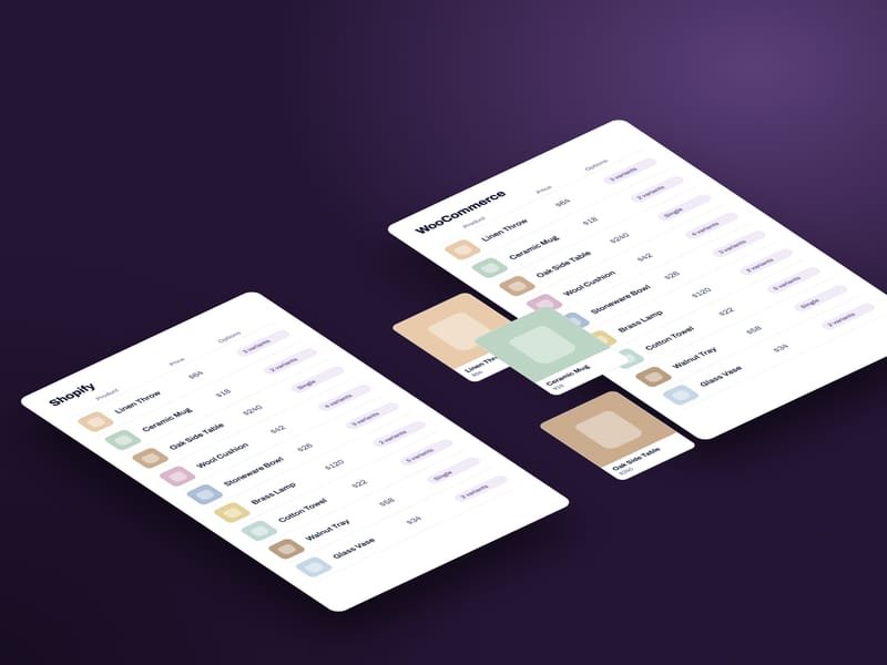 Illustration for the Shopify to WooCommerce case study